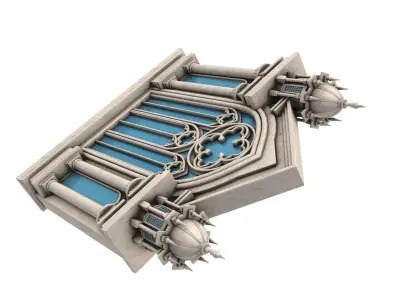 Gothic Window 3D model