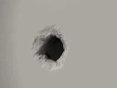 Bullet Hole 3D model