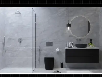 One scene many choice - Bathroom Scene - VOL1 3D model