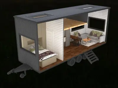 tiny house 3D model