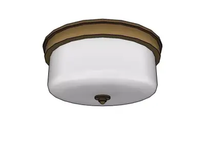 Ella Flush Mount by Remains Lighting Company 3D model
