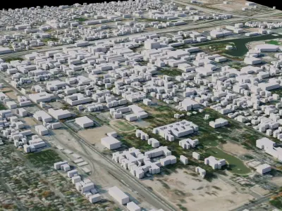 Stockton - USA 3D model