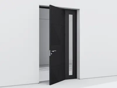 Aluminium door 276 3D model