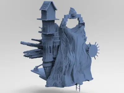 Raven Treehouse Full 3D model