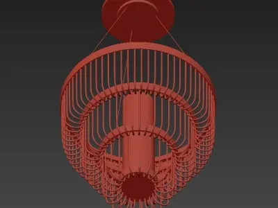 TARTE TIERED CHANDELIER 3D model