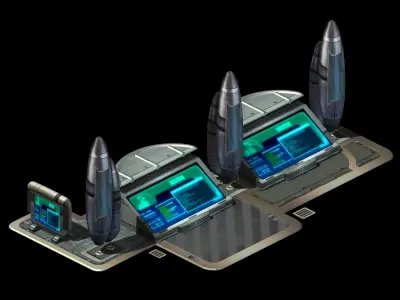 Future World - Screen 01 3D model