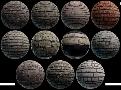 Environment PBR Materials Mega set vol 02 Texture