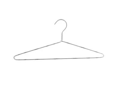 Hanger v1 001 Low-poly 3D model