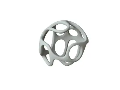 SciFi Cube Object No 37877 Low Poly Shape Texture