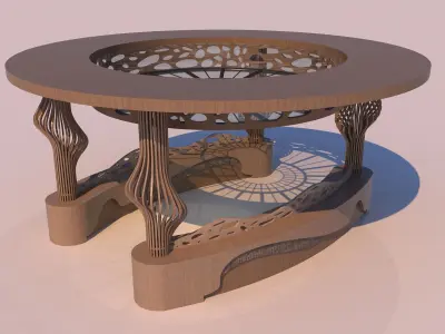 0189 - Parametric Pergola 3D model