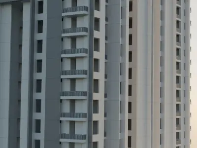 Residential Apartment Free 3D print model