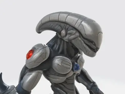 Killer alien 3D model