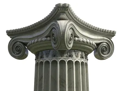 Ionic Column 3D model