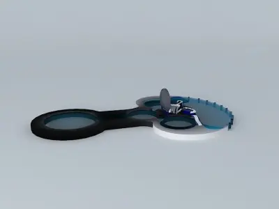 SeaWorld Orlando - Blue Horizons Staduim 3D model