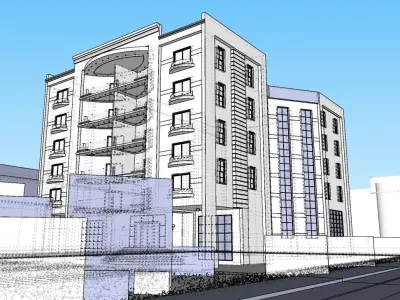 Building Exterior 3D model buy
