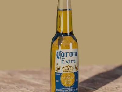 CORONA BEER - REALISTIC 3D model