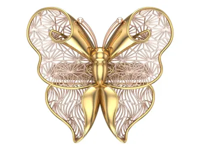 Golden Wings-Wings of Summer-HalfSet-H2-1- 3D print model