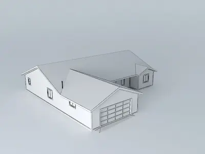 Standard Tract House Free 3D model