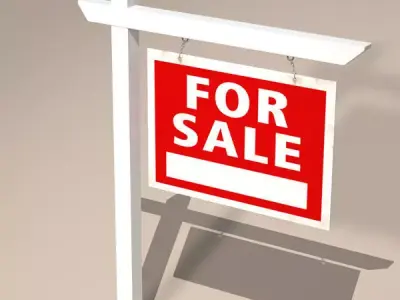 For sale notice 3D model