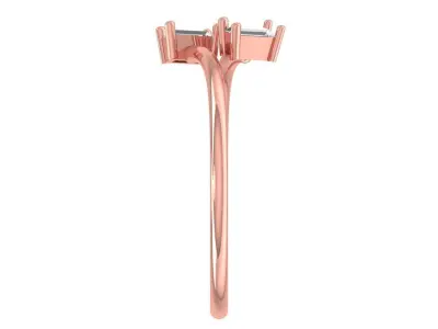 Women Light Weight Band Ring 3D print model 33