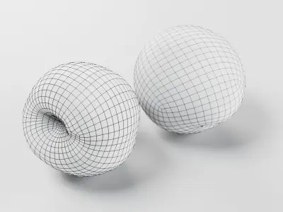 Nectarine - 3D Scan 3D model