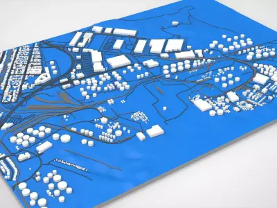 The Bayonne Energy Center New Jersey USA 3D model