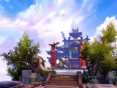 battle arena 3D model