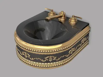 Classic Wash Basin 1 3D model