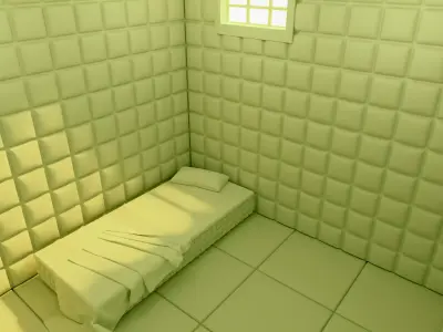 Mental Hospital Padded Room M1 3D model