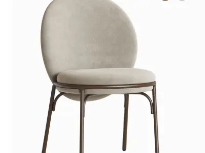 Oyster Dining Chair Parla Design 3D model