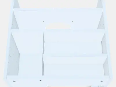 METOD Wall cb frm f b-in extractor hood Low-poly 3D model