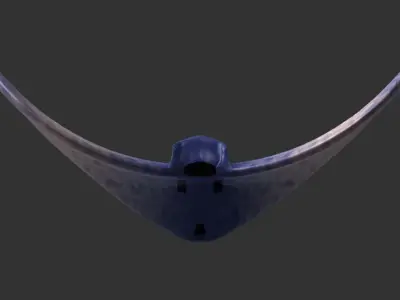 Ray space yacht 3D print model