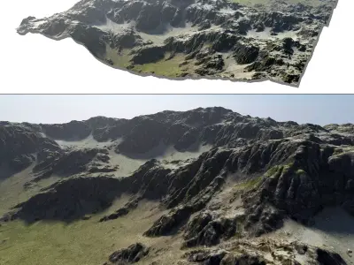 Mountains n35a 3D model