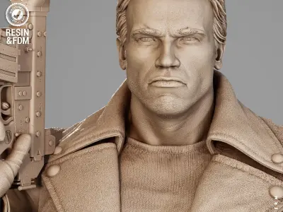 Wicked Movies Terminator Sculpture 3D print model
