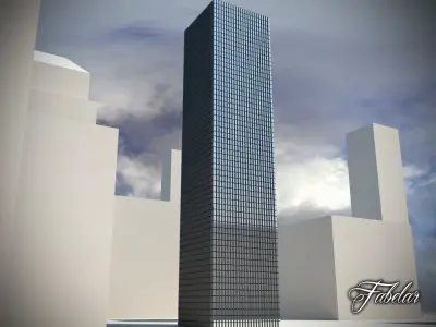 Building 15 Low-poly 3D model