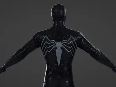 Spider-man Concept Raimi Surge Symbiote Suit 3D model