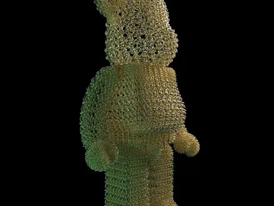 Bearbrick Knight 3D model