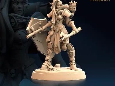 Chalice Bearer F 3D print model
