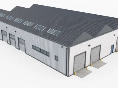  Industrial Buildings And Props Collection 