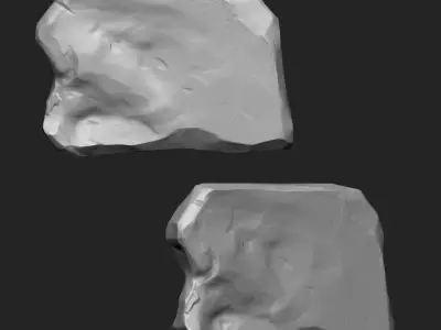 Stylized Stone IMM Brushes 21 in one Vol 2 3D model