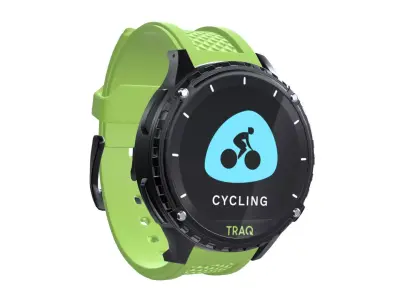 Titan TraQ Triathlon - Green Low-poly 3D model