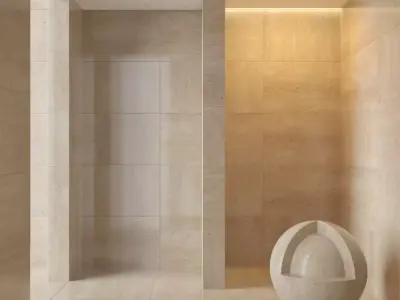 Marble wall 236 3D model