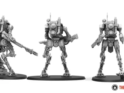 Dark Techno - Altus Pattern Striders 3D print model