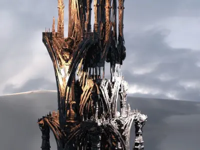 Ancient Victorian Maze Tower  3D model