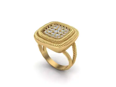 Jewelry ring 366 3D print model