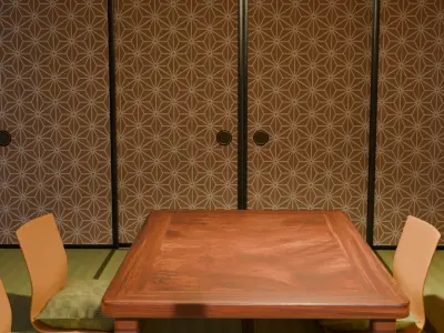 Japanese-style room Ume in a Ryokan 3D model