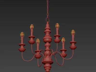 Chelsea House Lighting Stockholm Chandelier 3D model