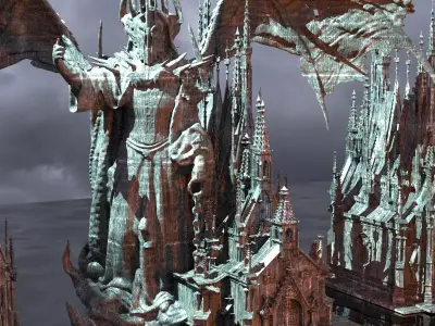 Crypt Keeper Graveyard Kitbash 3D model