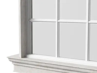 Architectural Classic Window 3D Model 8 3D model