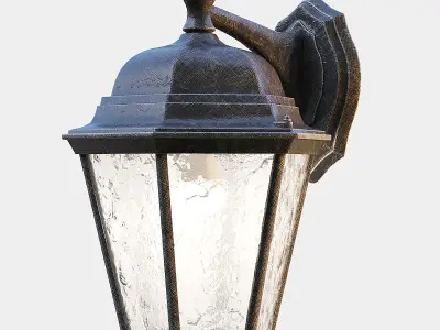 street wall lamp Arte Lamp Genova 3D model